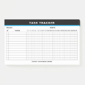 Custom Name Project Task Tracker Post-It Notes (Voorkant)