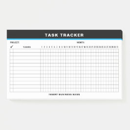 Custom Name Project Task Tracker Post-It Notes