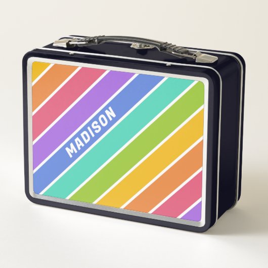 Custom Name Rainbow Colors (Achterkant)