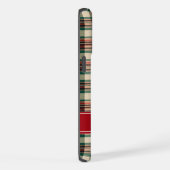 Custom Name Red Plaid Christmas Phone Case iPhone Hoesje (Rechterkant)