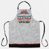 Custom NAME Retro 50 Diner Sign Fifties Atomic Schort (Voorkant)