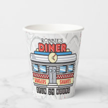 Custom NAME Retro 50s Diner Sign Fifties Atomic