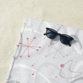 Custom NAME Retro 50s Diner Sign Fifties Atomic Strandlaken (In situ)