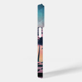 Custom Name Retro Synthwave Sunset Palm Trees Case-Mate iPhone Case (Achterkant / Rechts)