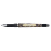 Custom Name Royal Dark Plum Elegant Executive  Pen (Voorkant)