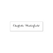 Custom Name Script Signature Staff Zelfinktende Stempel (Design)