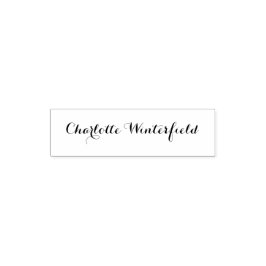 Custom Name Script Signature Staff Zelfinktende Stempel