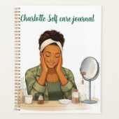 Custom name Self care journal Planner (Voorkant)