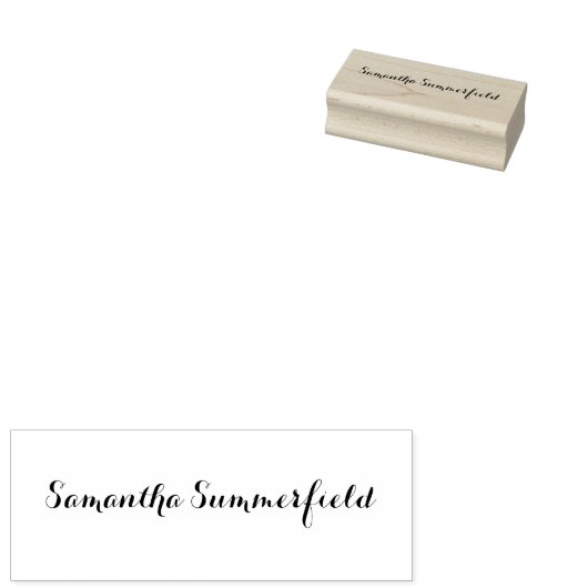 Custom Name Signature Business Owner Rubberstempel (Gestempeld)