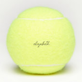 Custom Name Simple  Tennisballen (Voorkant)