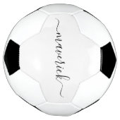Custom Name Soccer Ball Personalized for All Ages Voetbal (Gedraaid)