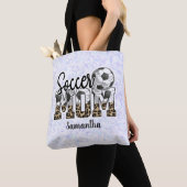 Custom Name Soccer Mom | Mother's Day Tote Bag (Dichtbij)