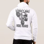 Custom name Street Bike Hoodie (Achterkant)