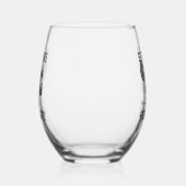 Custom name Street Bike Wijnglas Zonder Voet (Links)