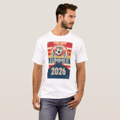 Custom Name Summer 2026 Soccer Fan Retro Tee T-shirt (Voorkant volledig)