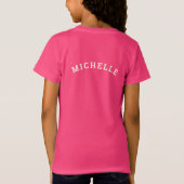 Custom Name Summer Vibes kleding T-shirt (Achterkant)