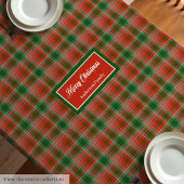 Custom Name Tablecloth Traditional Christmas Look Tafelkleed