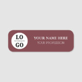 Custom Name Tag For Employee (Voorkant)