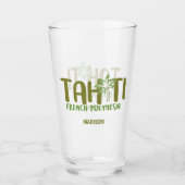 Custom Name Tahiti Glas (Voorkant)