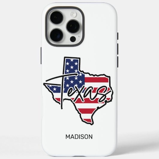 Custom Name Texas Case-Mate iPhone Case (Achterkant)