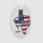 Custom Name Texas Ornament (voorkant)