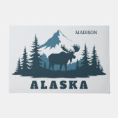 Custom Name & Text ALASKA Deurmat (Voorkant)