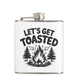 Custom Name & Text Camping Heupfles