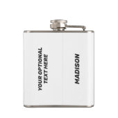 Custom Name & Text Camping Heupfles (Achterkant)