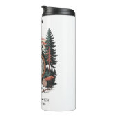 Custom Name & Text Camping Thermosbeker (Geroteerd rechts)