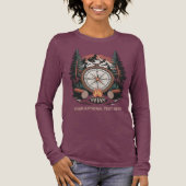 Custom Name & Text Camping Tri-Blend Shirt (Voorkant)