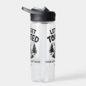 Custom Name & Text Camping Waterfles (Rechts)