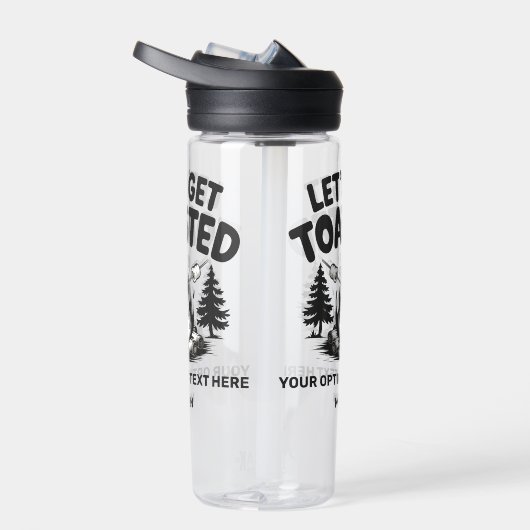 Custom Name & Text Camping Waterfles (Rechts)