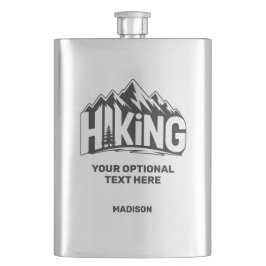 Custom Name & Text Hiking Flacon