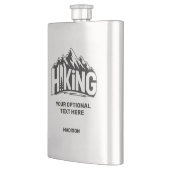 Custom Name & Text Hiking Flacon (Links)