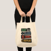 Custom Name & Text Hiking Tote Bag (Voorkant (product))
