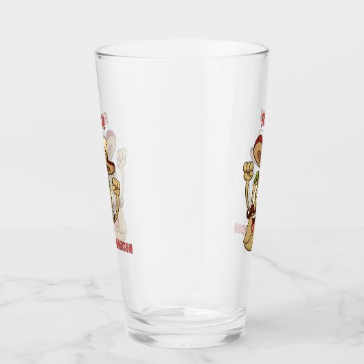 Custom Name & Text Mexican Fiesta Glas (Rechts)