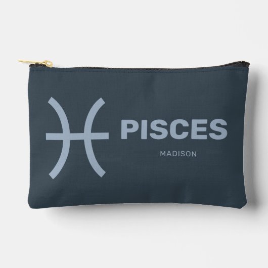 Custom Name / Text Zodiac Sign Pisces Etui (Voorkant)