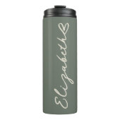 Custom Name Thermal Tumbler Gift for Bridal Party Thermosbeker (Voorkant)