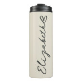 Custom Name Thermal Tumbler Gift for Bridesmaids Thermosbeker (Voorkant)