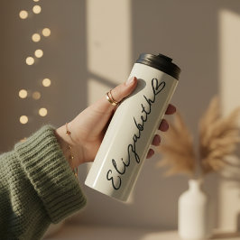 Custom Name Thermal Tumbler Gift for Bridesmaids Thermosbeker
