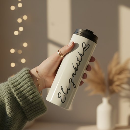 Custom Name Thermal Tumbler Gift for Bridesmaids Thermosbeker