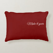 Custom Name Throw Pillow – Geometric Gradient Desi Accent Kussen (Voorkant)