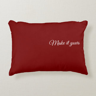 Custom Name Throw Pillow – Geometric Gradient Desi Accent Kussen