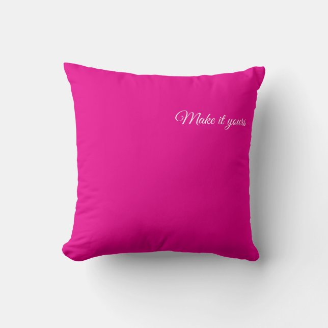 Custom Name Throw Pillow – Geometric Gradient Desi Kussen (Voorkant)