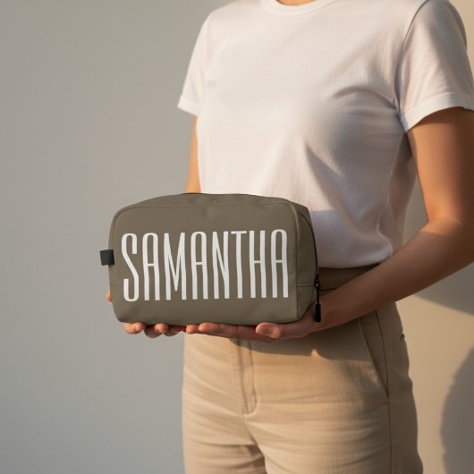 Custom Name Toiletry Bag for Her or Mother’s Day Toilettasje