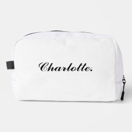 Custom Name Travel Toiletry Bag Dopp Kit Toilettasje