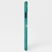 Custom Name Turquoise Starry iPhone Hoesje (Rechterkant)