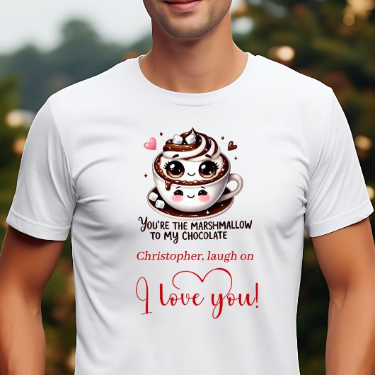 Custom Name Valentine Funny Food Quote Men T-Shirt
