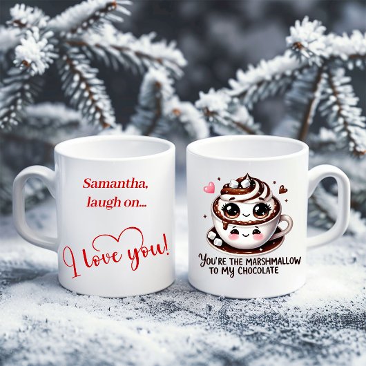 Custom Name Valentine Mug Funny Food Love Gift Koffiemok