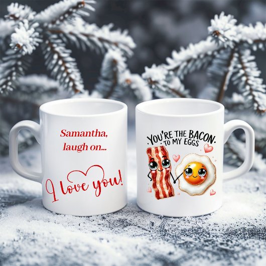 Custom Name Valentine Mug Funny Food Love Quote Koffiemok